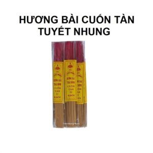 Nhang cuốn tàn tuyết nhung