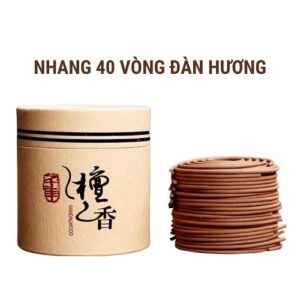 Nhang vòng đàn hương 40 vòng