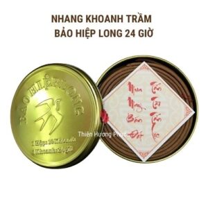 Nhang vòng trầm hộp thiêc