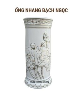 Ống nhang bạch ngọc 1 cái