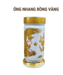 Ống nhang rồng vàng 1 cái