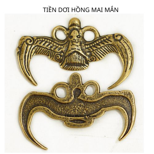 Tiền dơi hồng may mắn 1c