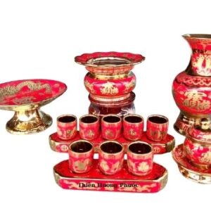 1 Bộ Thờ Cúng Đỏ