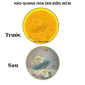 Hào Quang Hoa Sen Điện 30cm