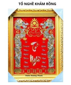 Bài vị tổ nghề khảm rồng 1
