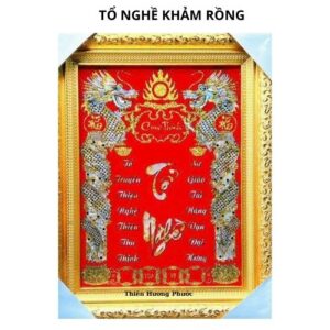 Bài vị tổ nghề khảm rồng 1