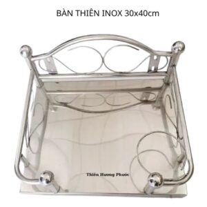 Bàn thiên inox 40x50cm