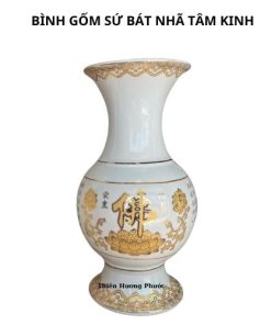 Bộ thờ cúng gốm sứ bát nhã tâm kinh