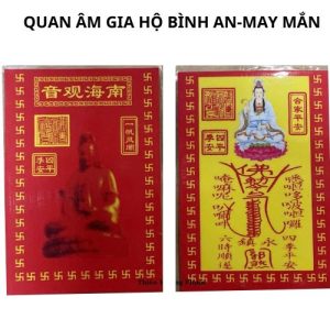 Bùa quan âm gia hộ bình an may mắn mini