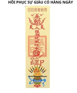 Bùa hồi phục sự giàu có hàng ngày