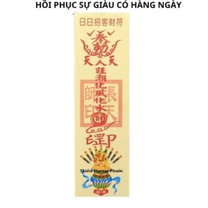 Bùa hồi phục sự giàu có hàng ngày