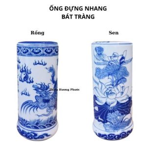Ống đựng nhang bát tràng