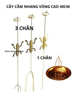 Cây cắm nhang vòng chữ vạn 3 chân
