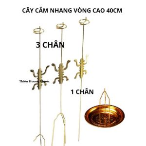Cây cắm nhang vòng chữ vạn 3 chân