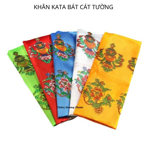 Khăn khata bát cát tường