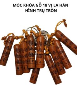 Móc khóa gỗ 18 vị la hán