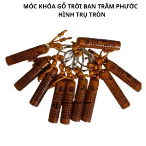 Móc khóa gỗ trời ban trăm phước