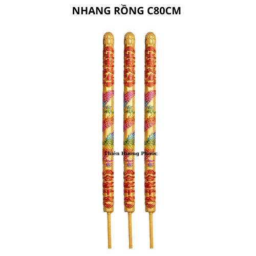 Nhang rồng vàng nổi 3 cây 