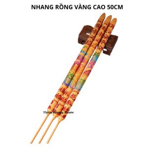 Nhang rồng vàng nổi 3 cây