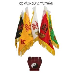 Bộ cờ vải ngũ vị tài thần